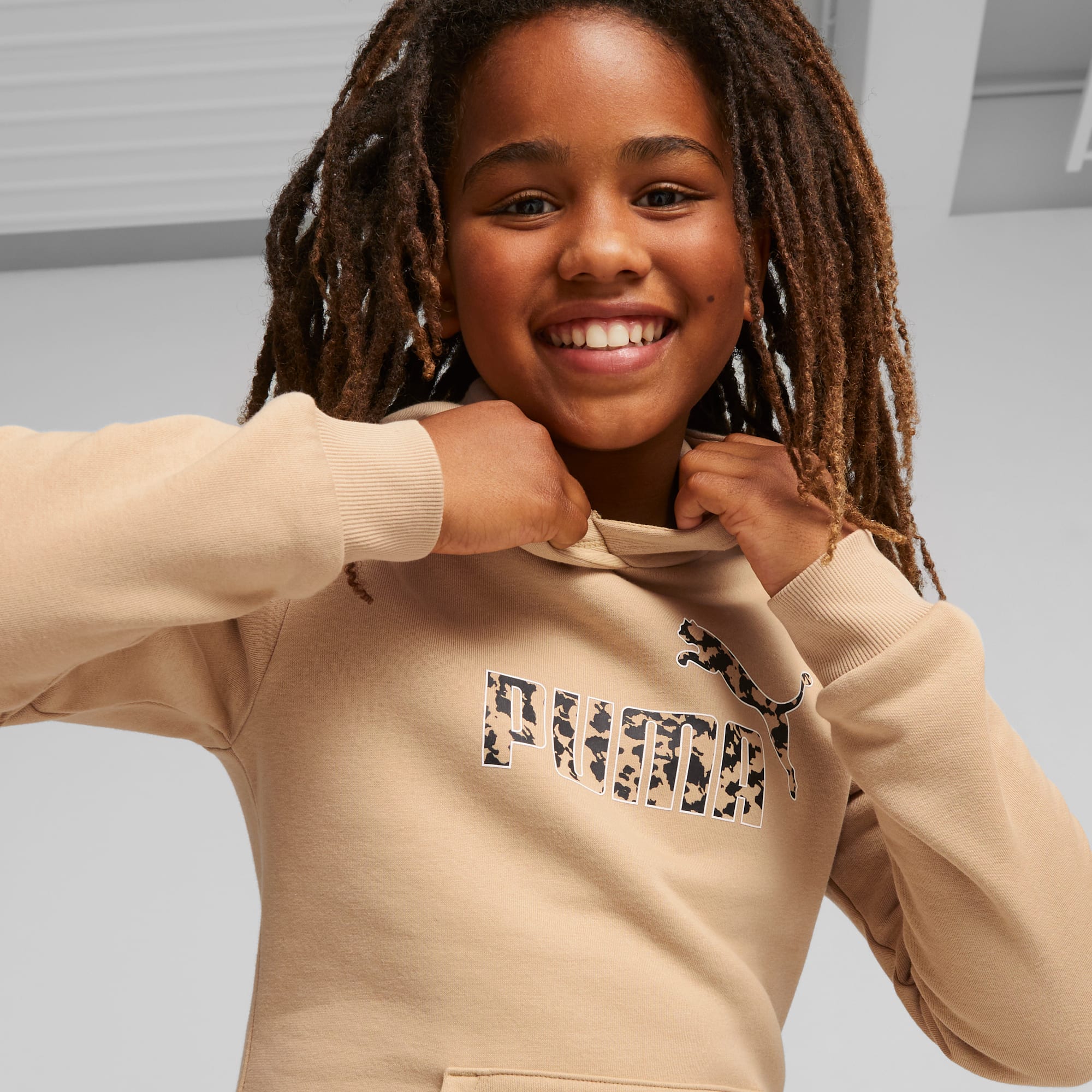 Essentials Animal Girls Hoodie PUMA